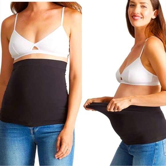 BEBAND MATERNITY BELLY BAND WOMEN COLOR BLACK SIZE M/L - Picture 1 of 8